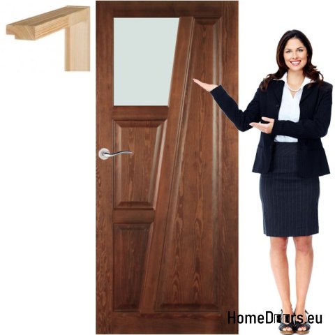 Portes en bois avec vernis couleur cadre TK2 70