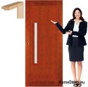 Cadre de châssis en bois couleur vernis ST1 80