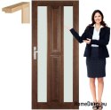 Cadre de porte en bois couleur de la pièce OM7 60
