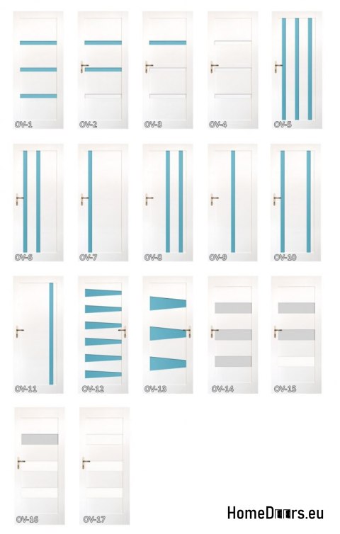 Portes en bois avec cadre laqué OV10 90 Portes en bois avec cadre laqué OV10 90