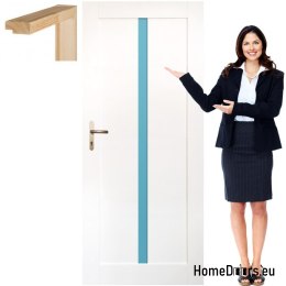 Portes en bois avec cadre laqué OV9 90