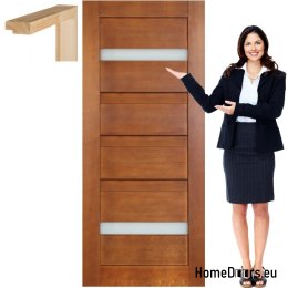 Cadre de porte en bois couleur laque MG21 80