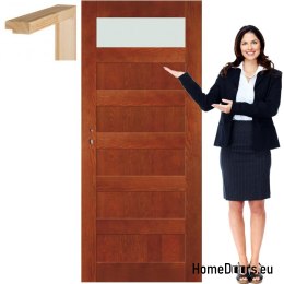 Portes en bois avec cadre vernis couleur NV2 90