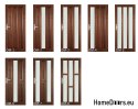 Portes en bois avec cadre en verre coloré OM2 80