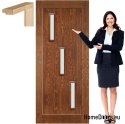 Châssis en bois avec cadre en verre couleur MS3 90