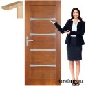 Cadre de porte en bois couleur laque MK6 80