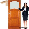 Portes en bois avec vernis couleur cadre MD2 90