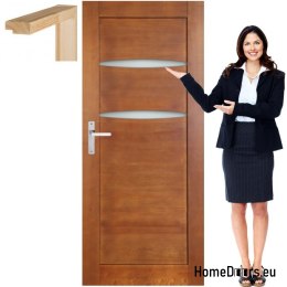 Portes en bois avec cadre couleur vernis MK3 60