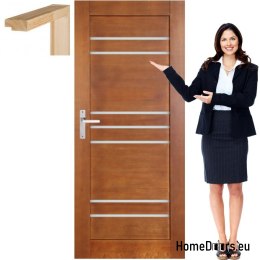 Porte en bois avec cadre laqué MG11 90