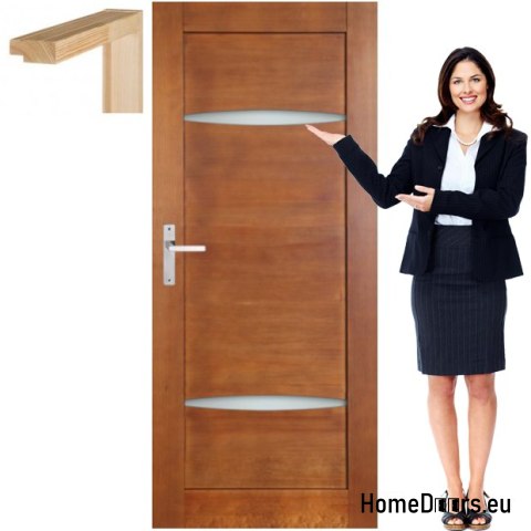 Porte en bois avec cadre laqué MK4 70