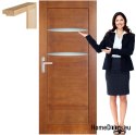 Portes en bois avec cadre de salle de bain MK3 70