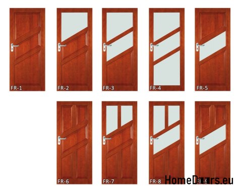 Cadre de porte en bois laqué FR8 90 Cadre de porte en bois laqué FR8 90