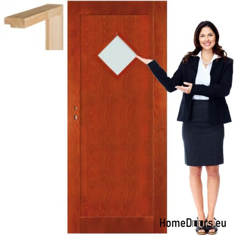 Porte en bois avec cadre laqué FG1 70