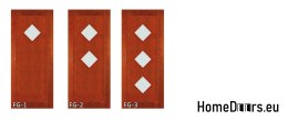 Porte en bois avec cadre laqué FG3 90