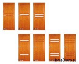 Porte en bois avec cadre laqué HF2 70