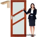 Cadre de châssis en bois couleur vernis FR4 80