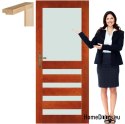 Portes en bois laqué cadre CR3 60