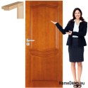 Cadre de porte en bois laqué DT5 70