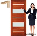 Cadre de porte en bois laque de chambre VG1 90