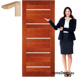 Cadre de porte en bois laque de chambre VG3 80