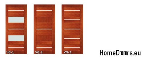 Cadre de porte laqué à vantaux en bois VG3 90 Cadre de porte laqué à vantaux en bois VG3 90