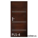 Portes en bois avec cadre et poignée PLS1 60/70/80/90