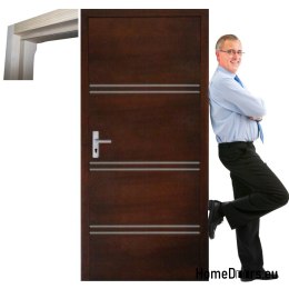 Portes en pin avec cadre non à rabais PLS4 60/70/80/90