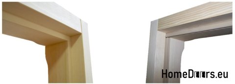 Portes en pin avec cadre non à rabais PLS4 60/70/80/90 Portes en pin avec cadre non à rabais PLS4 60/70/80/90