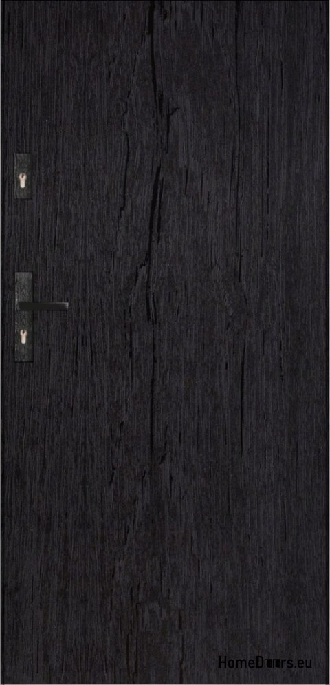 Portes extérieures NOIR 80 72MM Warm Ud=1,0