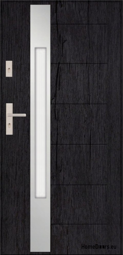 Porte extérieure T41 90 55MM Warm Ud=1,5 NOIR Porte extérieure T41 90 55MM Warm Ud=1,5 NOIR