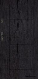 Porte extérieure T41 90 72MM Warm Ud=1,0 NOIR