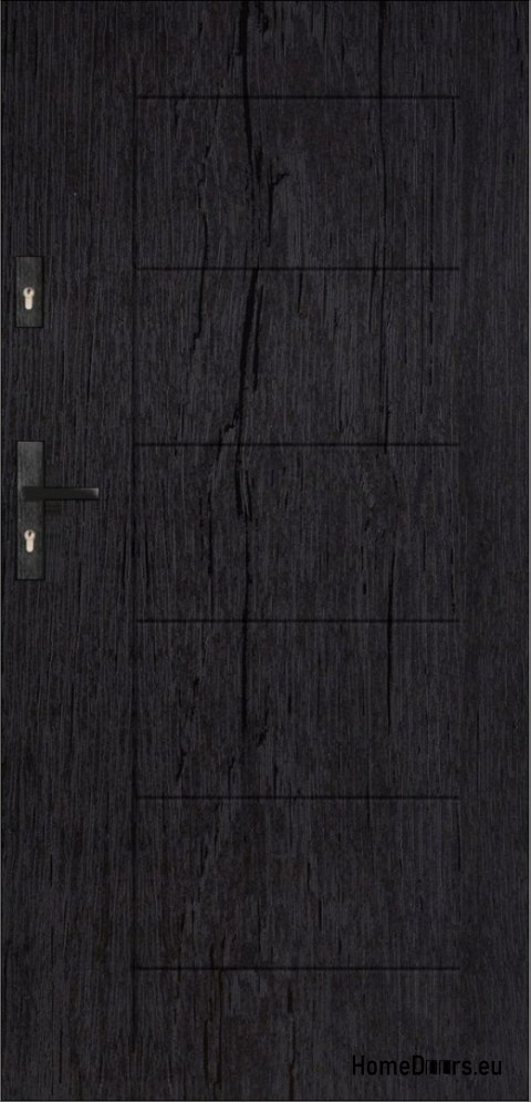 Porte extérieure T41 90 72MM Warm Ud=1,0 NOIR