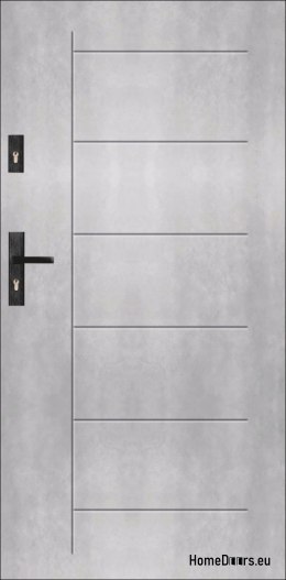 Portes extérieures T41 80 55MM Warm Ud=1,2, BÉTON