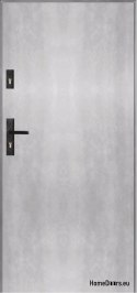 Portes extérieures en acier 90 55MM Warm Ud=1,2, BÉTON