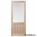 PORTE EN PIN SCOLYTE DUO CHAMBRE SANS NŒUD 80
