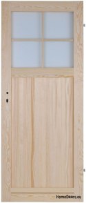 PORTES EN PIN SCOLYTE DUO MUNTINS TOILETTES SANS NŒUD 60