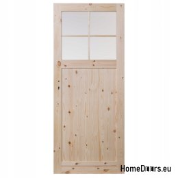 PORTES EN PIN SCOLYTE DUO MUNTIN MUNTIN WC NŒUD 80