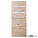 PORTES EN PIN SCOLYTE QUINTETTE NŒUD WC 70