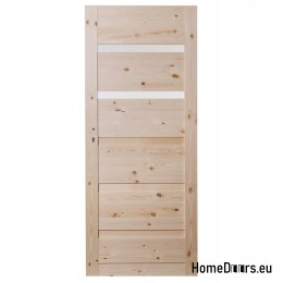 PORTES EN PIN SCOLYTE QUINTETTE NŒUD WC 70
