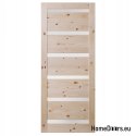 PORTES EN PIN SCOLYTE DE SALLE NŒUD SEXTET 60