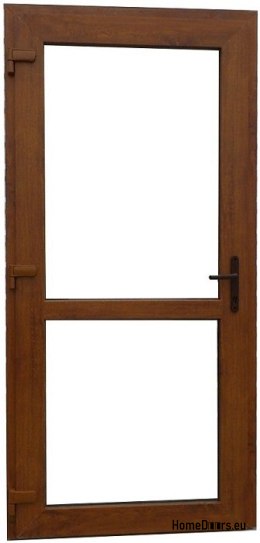 Portes extérieures en PVC 100/200 chêne doré