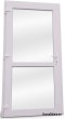 Portes extérieures en PVC 100/210 blanc