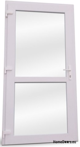 Portes extérieures en PVC 110/210 blanc