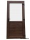 Portes extérieures en PVC 110/210 noyer