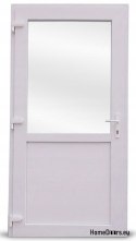 Boutique Portes extérieures en PVC 90/200 blanc