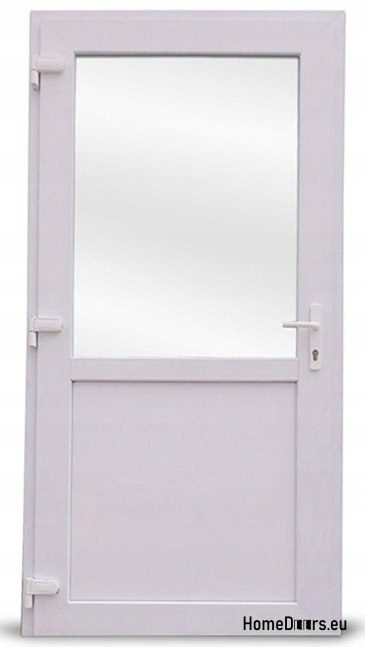 Boutique Portes extérieures en PVC 90/200 blanc Boutique Portes extérieures en PVC 90/200 blanc
