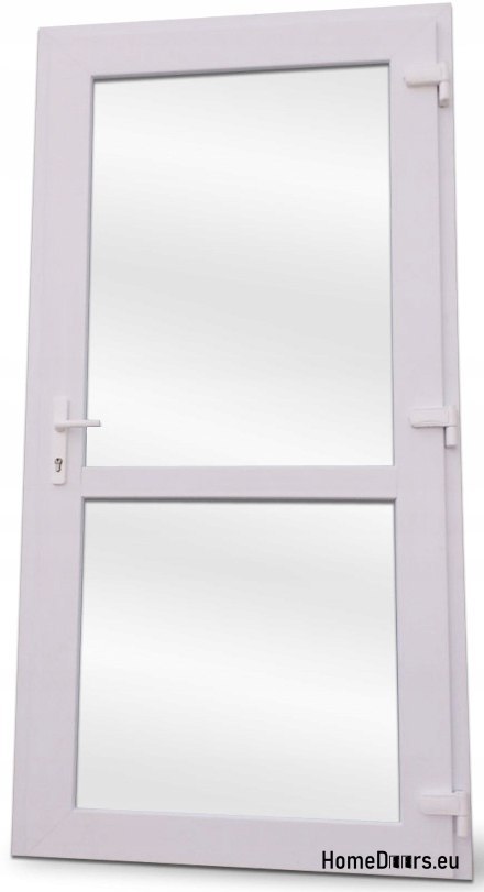 Boutique Portes extérieures en PVC 90/210 blanc