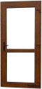 Portes extérieures en PVC 90/210 chêne doré