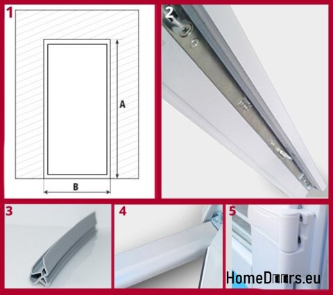 Boutique Portes extérieures PVC 100/200 anthracite Boutique Portes extérieures PVC 100/200 anthracite