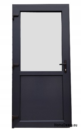 Portes extérieures en PVC 110/210 anthracite Portes extérieures en PVC 110/210 anthracite